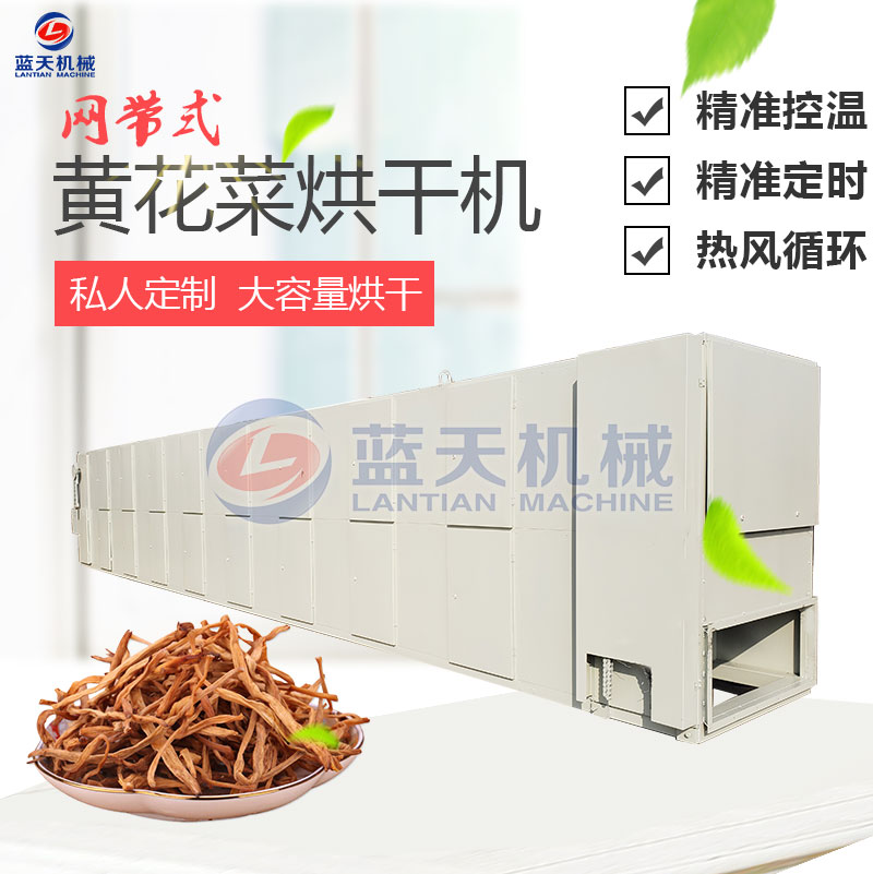黃花菜網(wǎng)帶烘干機
