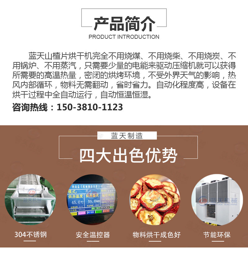 山楂片網帶烘干機產品簡介