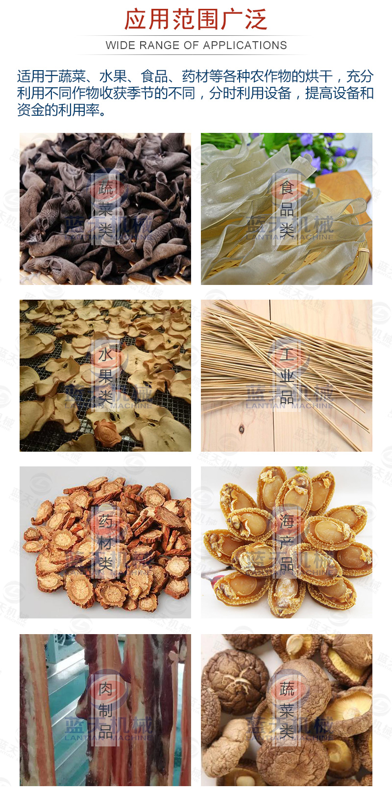 臘肉烘干機(jī)應(yīng)用范圍廣
